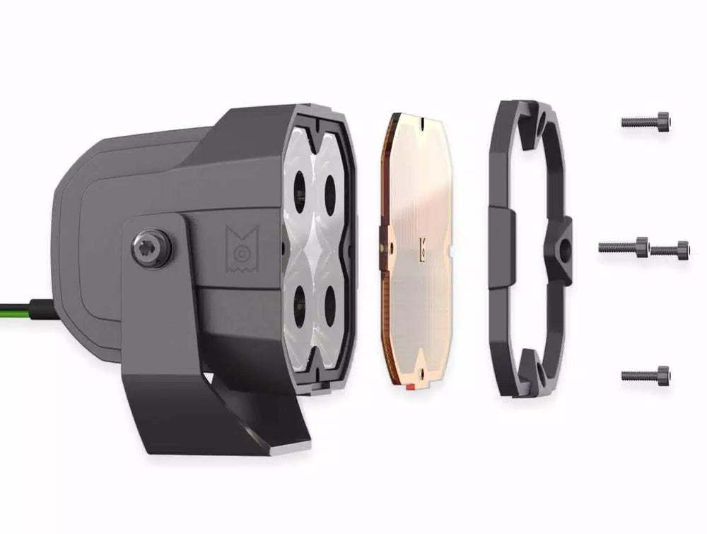 Concept Pod Pro 3 Cube Fog Beam U Bracket Mount W/ SafeSwap Lenses (2 EA)