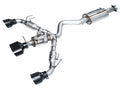 AWE Tuning cat-back exhaust close-up