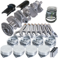 Eagle Chevy 350 3.480in Crank 6.000in H-Beam -3.7cc Flat Top 4.060in Pistons Rotating Assembly