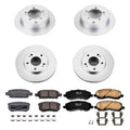 Power Stop 04-06 Mitsubishi Lancer Front & Rear Z17 Evolution Geomet Coated Brake Kit