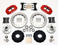Wilwood Narrow Superlite 6R Front Hub Kit 14.00in Red Chevy C-10 60-87 CPP Drop Spindle