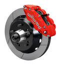 Wilwood Narrow Superlite 6R Front Hub Kit 14.00in Red Chevy C-10 60-87 CPP Drop Spindle