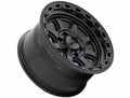 CHASE 17X9 6X5.5 00MM SATIN BLACK W/ GLOSS BLACK LIP