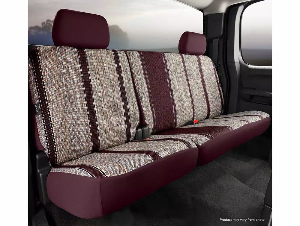1112 F150 TR REAR 60/40 SEAT COVER WINE