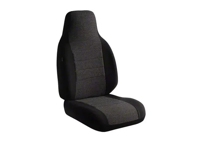 Seat Covers: 2006-2007 Dodge Full Size Pick Up 1500; Seat Covers; Bucket seats with removable headrests; charcoal; front