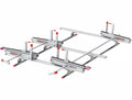 EZ GLIDE 2 EXTENDED DROPDOWN LADDER RACK FOR MIDROOF/HIGHROOF VAN