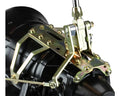 CASE MOUNT SHIFTER GM 4L60E TRANS W/CHROME 16IN SGL BEND LEVER & MUSHROOM KNOB