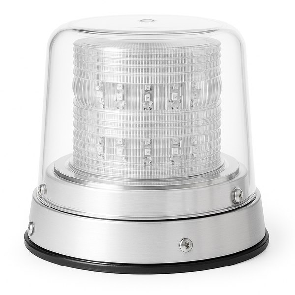 HALO RED 4 LED, CLEAR INNER DOME 10