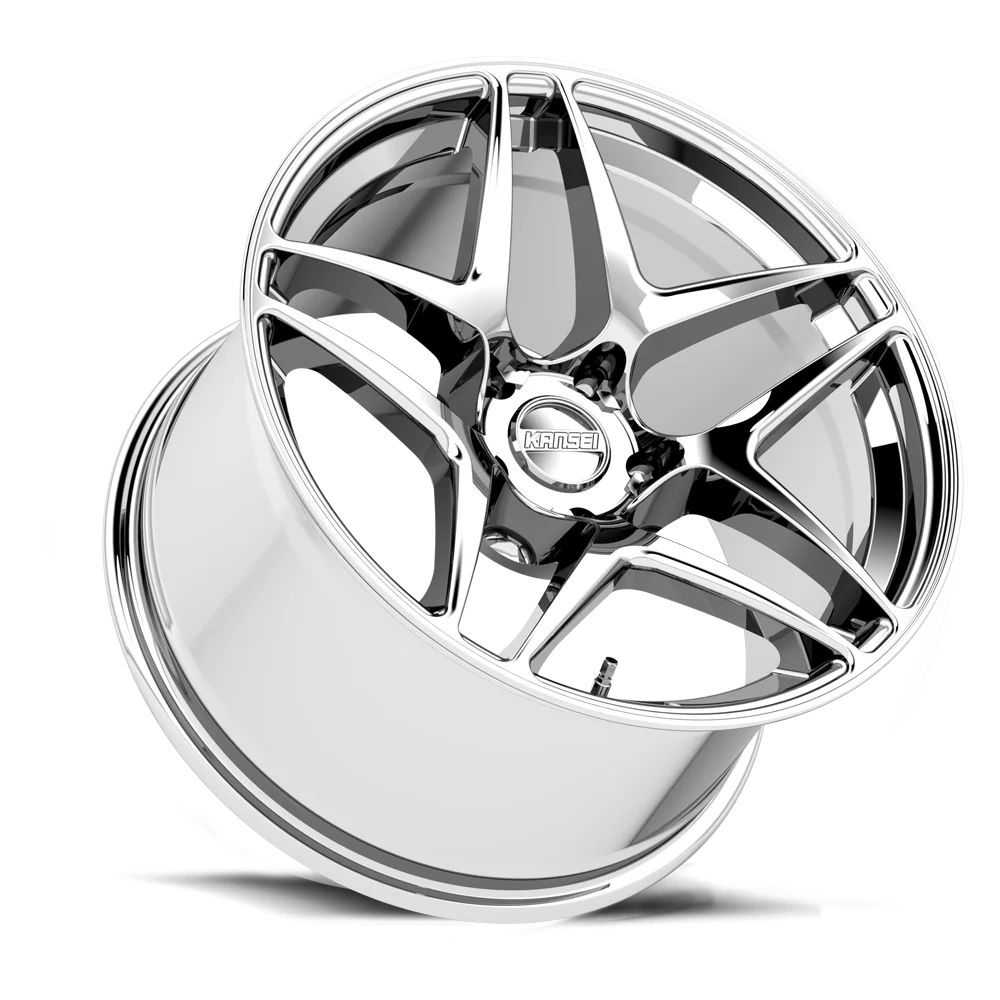 Kansei K15X Astro 18x9.5in / 5x114.3 BP / 22mm Offset / 73.1mm Bore - Chrome