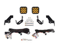 Diode Dynamics 18-21 Jeep JL Wrangler SS5 Bumper LED Pod Light Kit - Sport Yellow Driving