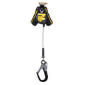 BANTAM 8FT CABLE SELFRETRACT LIFELINE THERMOPLASTIC HOUSING W/SNAP HOOK BLACK