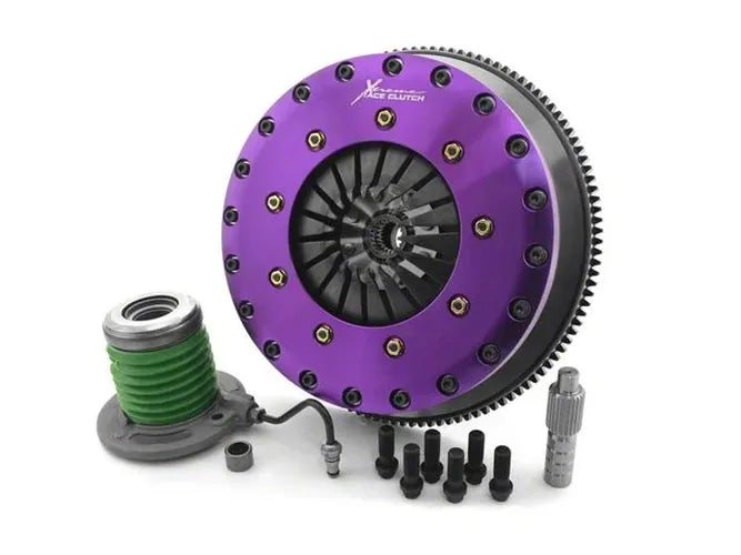 XClutch 14-22 Ford Mustang EcoBoost 2.3L Turbo 9in Twin Solid Carbon Clutch Kit