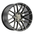 ~(26 lbs. 20X20X11)~ TSW MOSPORT 18x9.5 5/112 ET40 CB72.1 MATTE BLACK W/MACHINE FACE AND DARK TINT