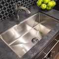 25X15X7 SINGLE BOWL SINK; R10 CORNERS; STAINLESS STEEL 304