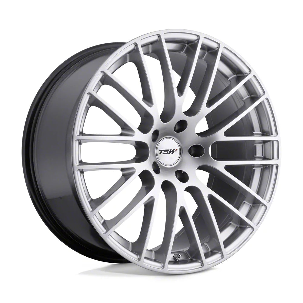 ~(34 lbs. 20X20X10)~ TSW MAX 18x8.5 5/120 ET15 CB76.1 HYPER SILVER