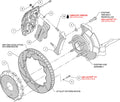 Wilwood auto part close-up