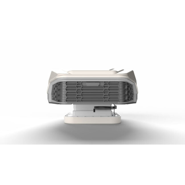 POWERED RV ROOF VENT W/SKYLIGHT, WH