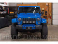 Diode Dynamics - Jeep JK SS5 4-Pod CrossLink Grille Lightbar Kit, Pro White Combo