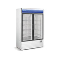 29 CUFT 2 GLASS DOOR REGRIDGERATOR