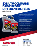 SYNTHETIC SXS COMMAND DRIVE/FRONT DRIVE DIFFERENTIAL FLUID 55 GAL DRUM