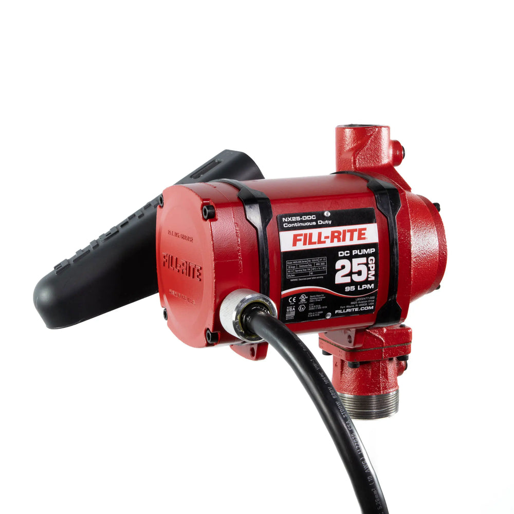 25 GPM 1224V DC ULTRA HIGH FLOW PUMP 20FT 10 GAUGE 2 WIRE BATTERY CABLE BSPT. NO ACCESSORIES.
