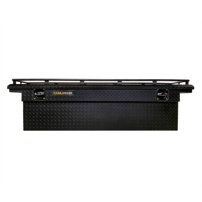 CAM 71IN CROSSOVER DEEP 14IN SLIM LOW PROFILE NOTCHED MATTE BLACK W/RAIL