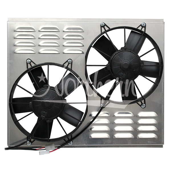 DUAL 10IN HIGH CFM FAN & SHROUD