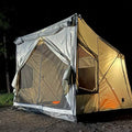 Overland Vehicle Systems LD P.S.T. - Portable Safari Ground Tent Large Grey Body Grey Trim