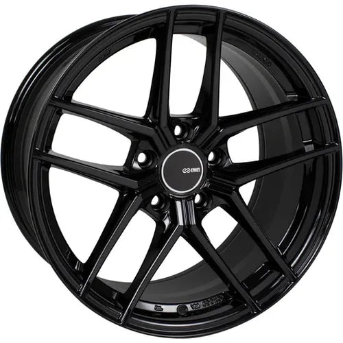 Enkei TY5 19x8.5 5x112 42mm Offset 72.6mm Bore Black Wheel
