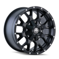 MAYHEM WARRIOR 8015 MATTE BLACK 17X9 8-165.1 -12MM 130.8MM