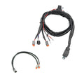 1517 F150 REVOLVER GRILLE BLACK 6IN LED BAR W/HARNESS(WORKS WITH FORWARD FACING CAMERA)