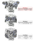 COMP HI ACC BKT KIT, LS/LT, W/SD7-NATURA