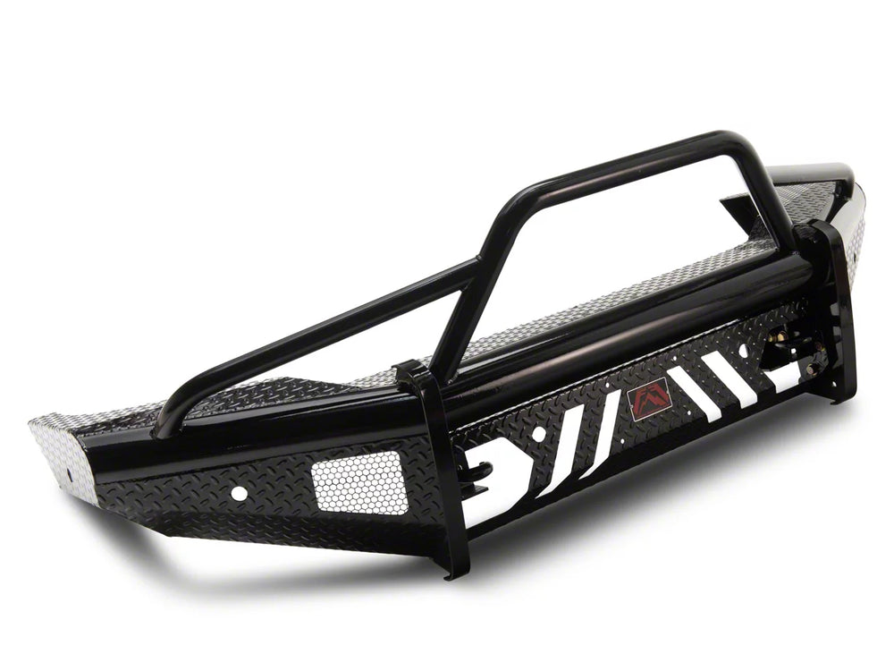 19C RAM 2500/3500 NEW BODY STYLE BLACK STEEL FRONT BUMPER W/PRERUNNER GUARD