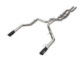 aFe 21-24 Ford F-150 Vulcan Series 3 IN to 3-1/2 IN Stainless Steel Cat-Back Exhaust System - Black