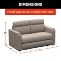 REST EASY SLEEPER SOFA 62IN DELLMEAD