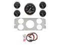AutoMeter Old Tyme Black 57-60 Ford Truck Billet Panel/Gauge Kit - 3-1/8in. (x1) & 2-1/16in. (x4)