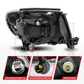 9904 GRAND CHEROKEE HEADLIGHTS PROJECTOR WITH HALO CHROME DRIVER/PASSENGER