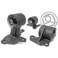 Innovative 94-97 Accord H-Series Black Steel Mounts 85A Bushings (Auto to Manual)