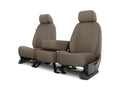 Covercraft 21-24 Ford F-150 Polycotton SeatSaver Custom Front Row Seat Covers - Wet Sand