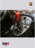 Adjustble short shifter in black anodized finish with red anodizing 695 style knob