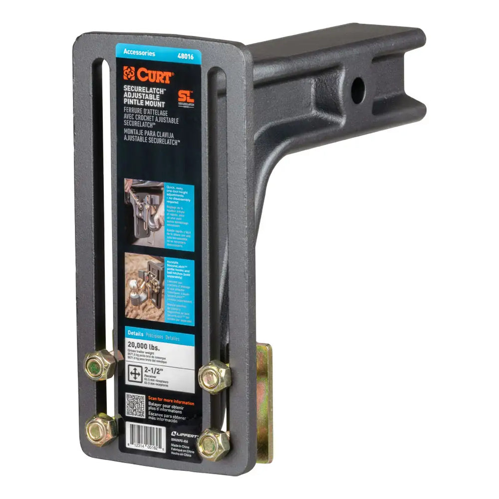 SECURELATCH ADJUSTABLE PINTLE MOUNT