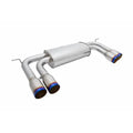 Megan Axle Back Exhaust 2010-13 BMW E70 X5M 10-14 X6M (Do not fit regular X5) w Blue Roll Tips