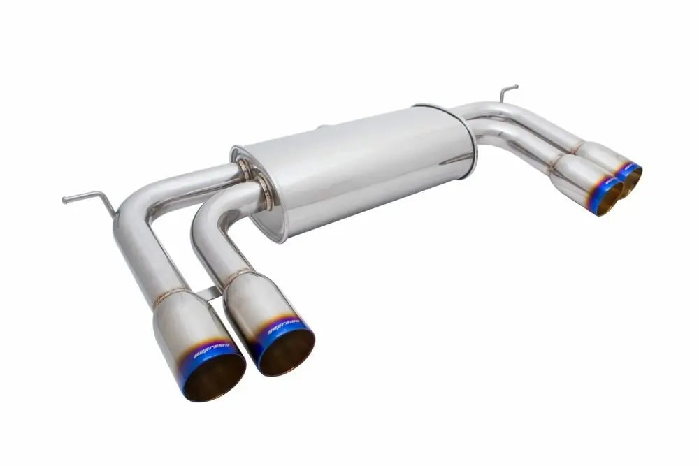 Megan Racing blue axle-back exhaust