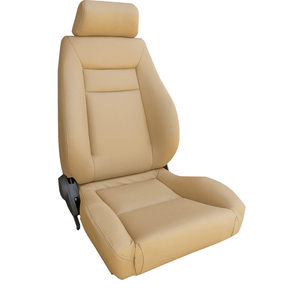 ELITE RECLINER BEIGE VINYL LEFT