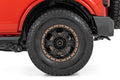 Rough Country Rough Country 79 Series Wheel One-Piece Semi Gloss Black w Bronze Ring 18x9 5x5 -12mm 79181218A