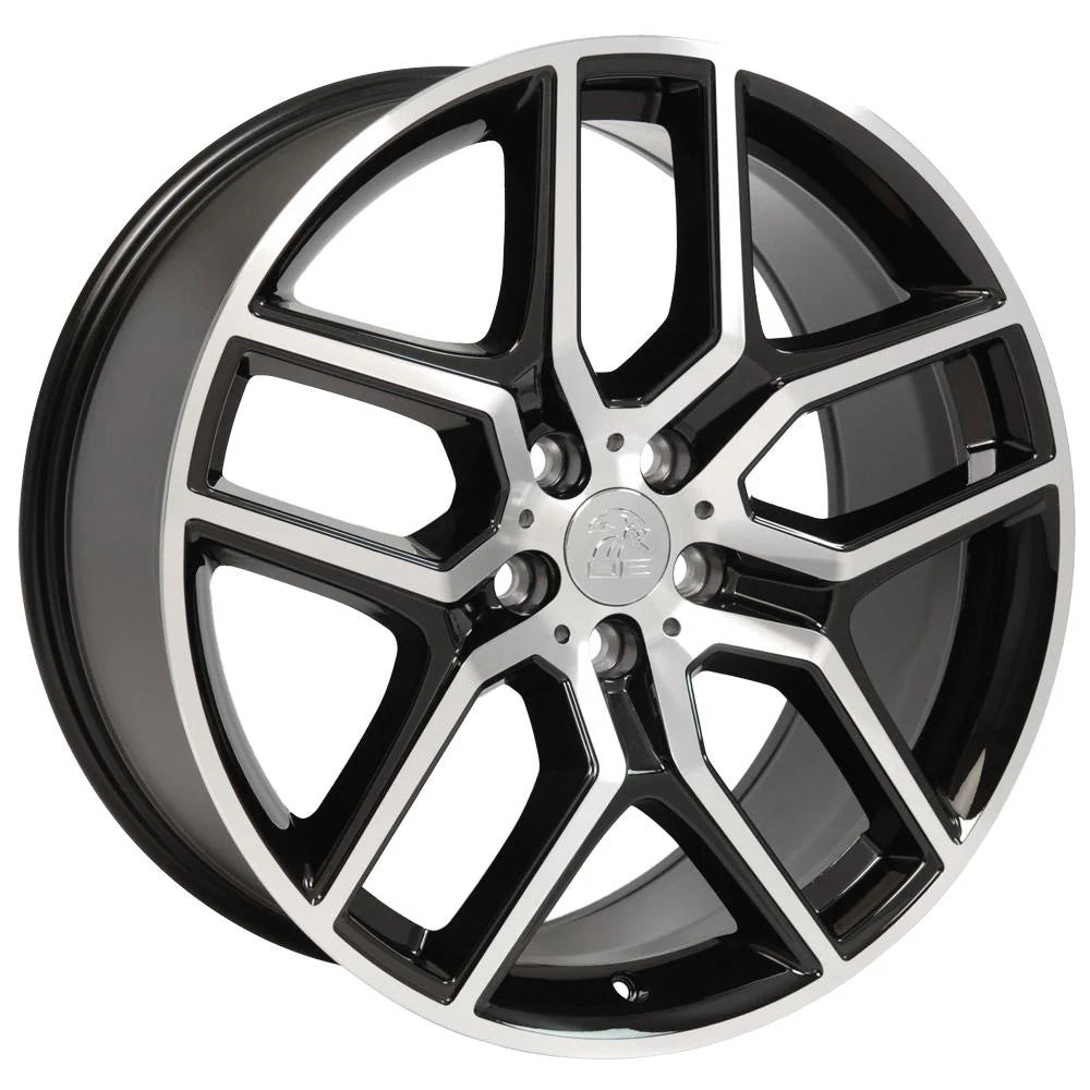 20 IN REPLICA WHEEL FR73 FITS FORD EXPLORER RIM 20X9 BLACK MACH