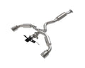 aFe 23-24 Toyota GR Corolla L3 1.6L (t) Gemini XV 3in to 2-1/2in Cat Back Exhaust w/ Blue Flame Tips