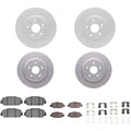 DFC 17-19 Honda CR-V Front & Rear Geospec Rotors with 5000 Advanced Brake Pads w/Hardware
