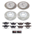 Power Stop 05-07 Ford Escape Front and Rear Semi-Coated Rotor Kit
