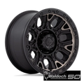 D824 17X9 6X4.5 M-BLK-DDT 1MM